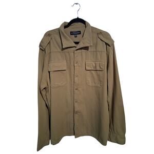 Vintage The J. Peterman Company Mens Size XXL Field Farm Workwear Grunge Shirt‎